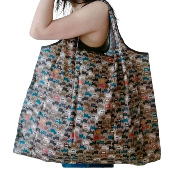 Large Dog Pattern Tote Bag - Picture 2 of 10
